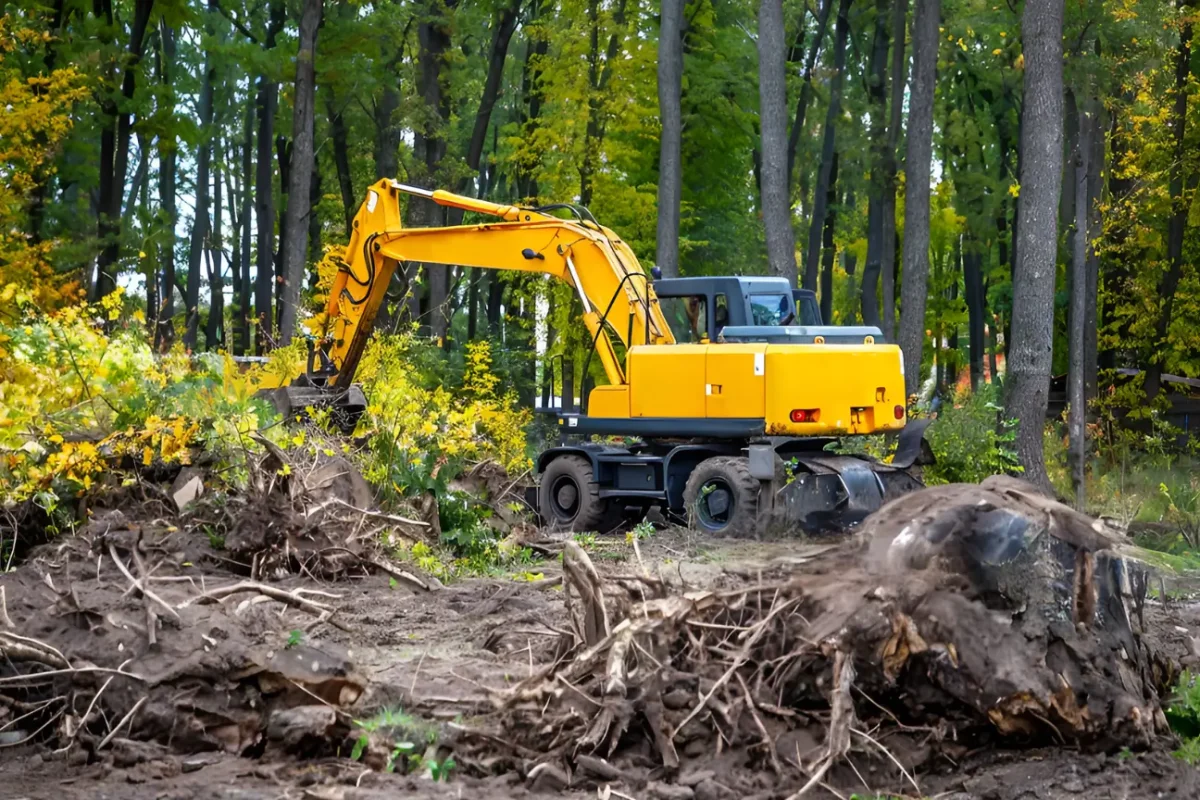 At Land Clearing Auckland, this about us graphic highlights our commitment to friendly support from start to finish, ensuring every customer feels guided and confident throughout the land clearing process.