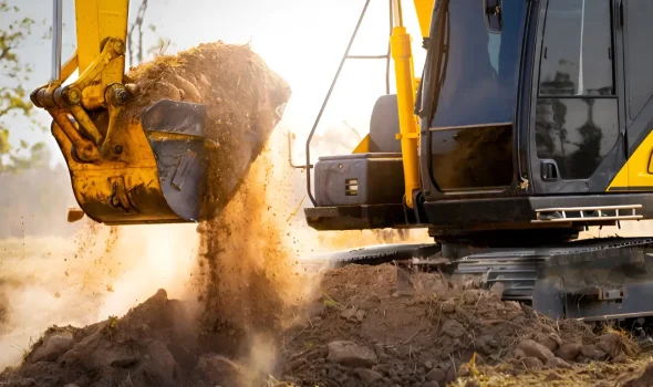 At Excavation Auckland, this graphic highlights site preparation that helps make building easier.